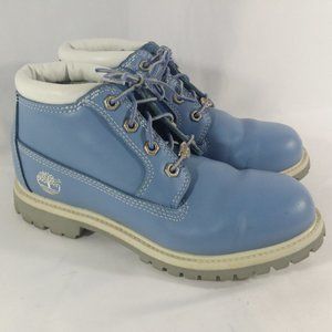 sky blue timbs